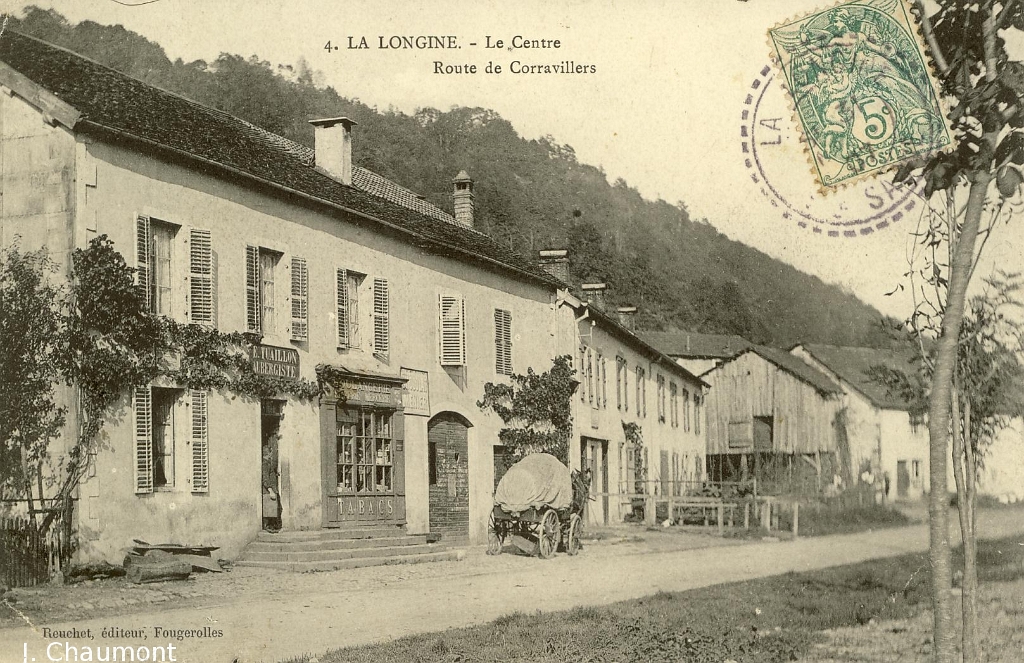 La Longine. - Le Centre. - Route de Corravillers.JPG
